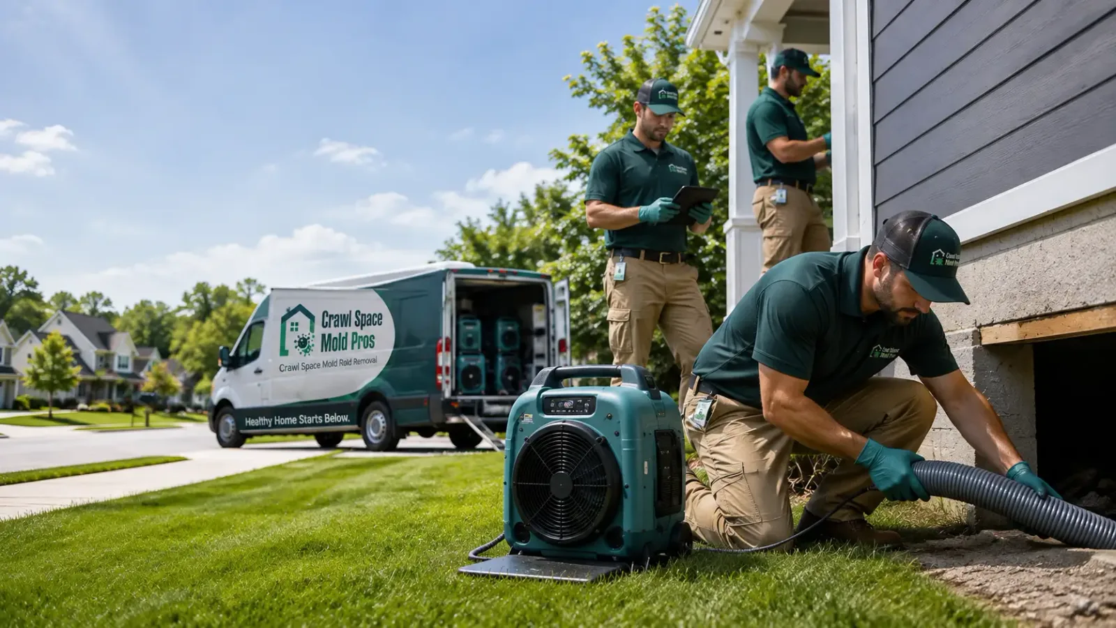 Crawl Space Mold Removal in Oxford, NE